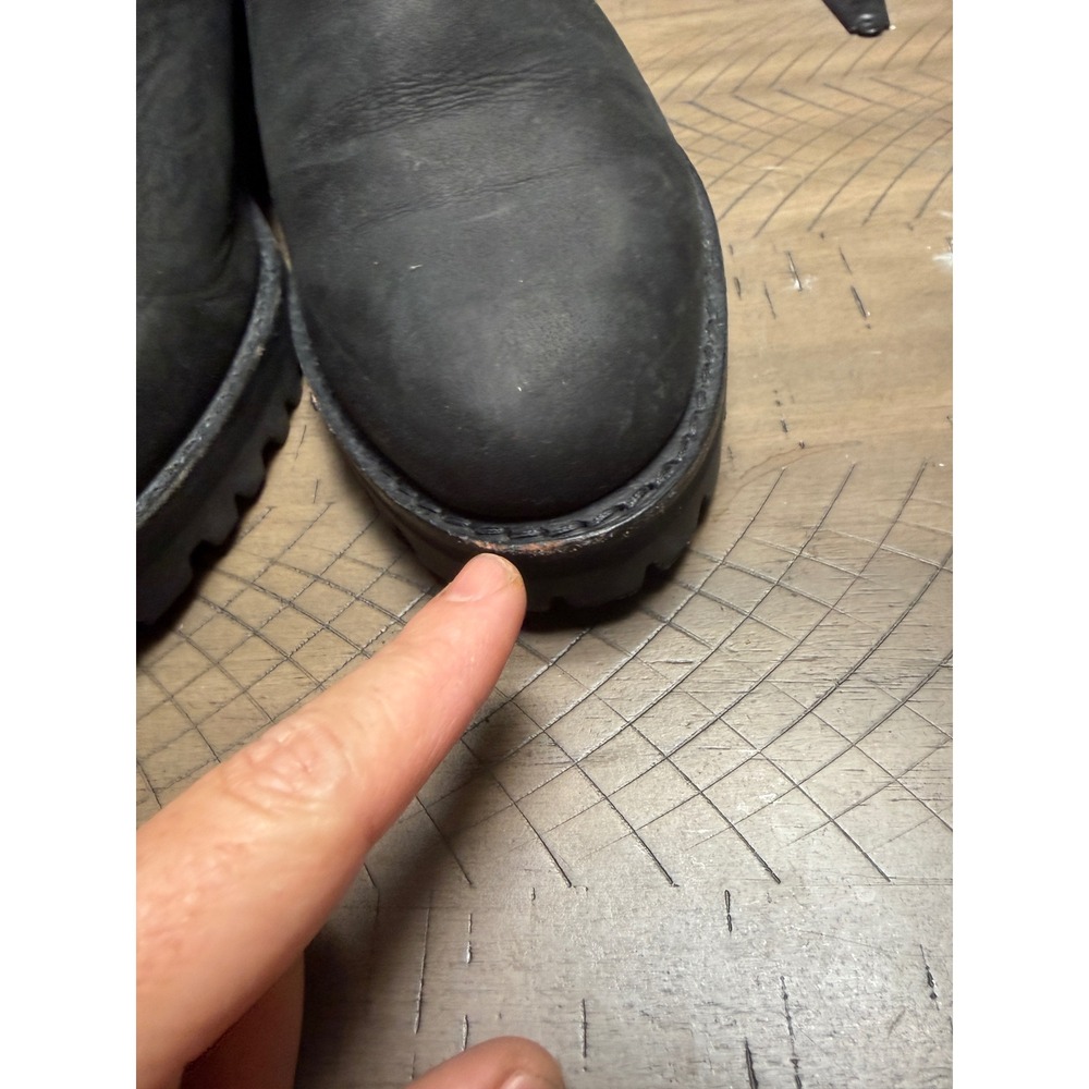 Thursday Boot Co Duchess Boots Womens 9.5 Black Leather Lug Sole Chelsea - Picture 10 of 15